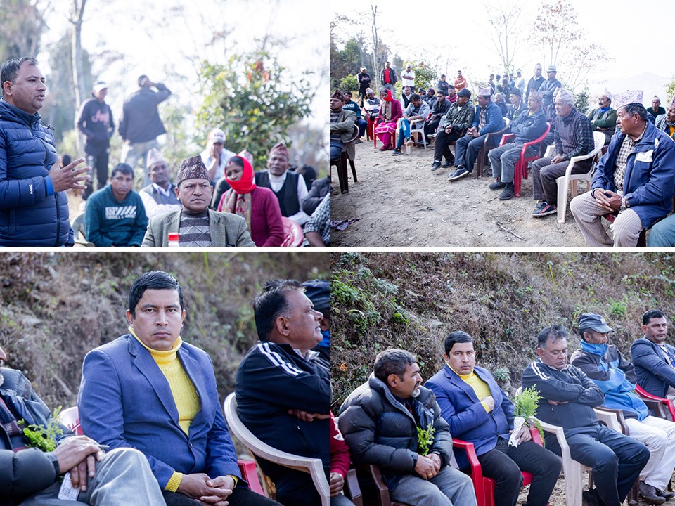 धादिङ त्रिपुरासुन्दरी : रिठ्ठे पानी त्रिपुरासुन्दरी पद मार्ग निमार्ण सम्पन्न गर्न जोड